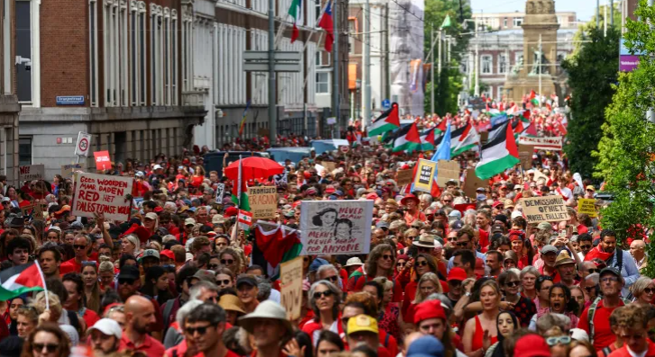 150 Ribu Warga Belanda Demo di Den Haag Desak Perang Gaza Diakhiri